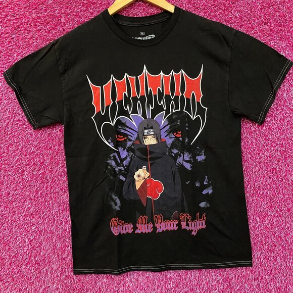 Naruto Shippuden Uchiha Itachi Give Me Your Light T-Shirt Medium - Picture 3 of 4